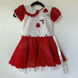 Chayana Red And White Dress